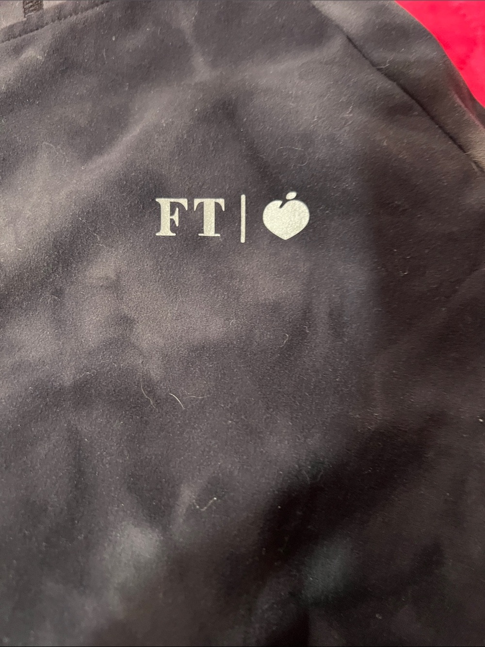 FTP brand Cropped Tie-Dye Zip Hoodie - Black/Grey - Picture 2 of 7